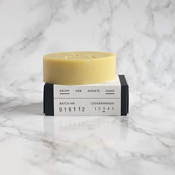 Tvåla&Tvaga Drömsk, fast tvål med doft av lavendel, patchouli och ylang ylang