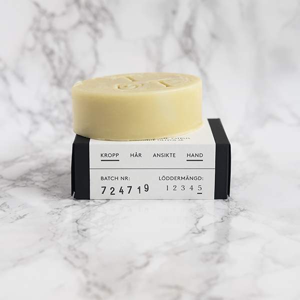 Tvåla&Tvaga Haga, fast tvål med doft av syren och citrongräs