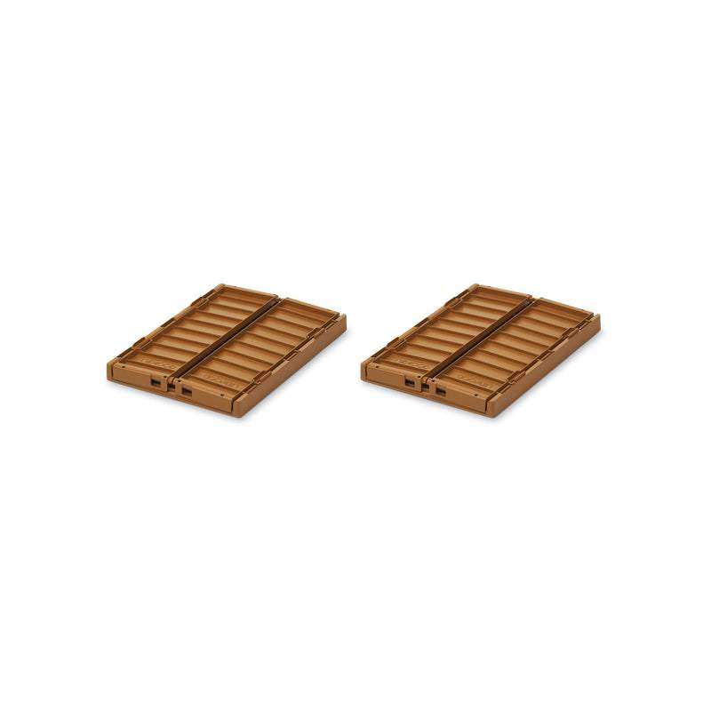 Liewood - WESTON storage box small 2-pack Golden caramel