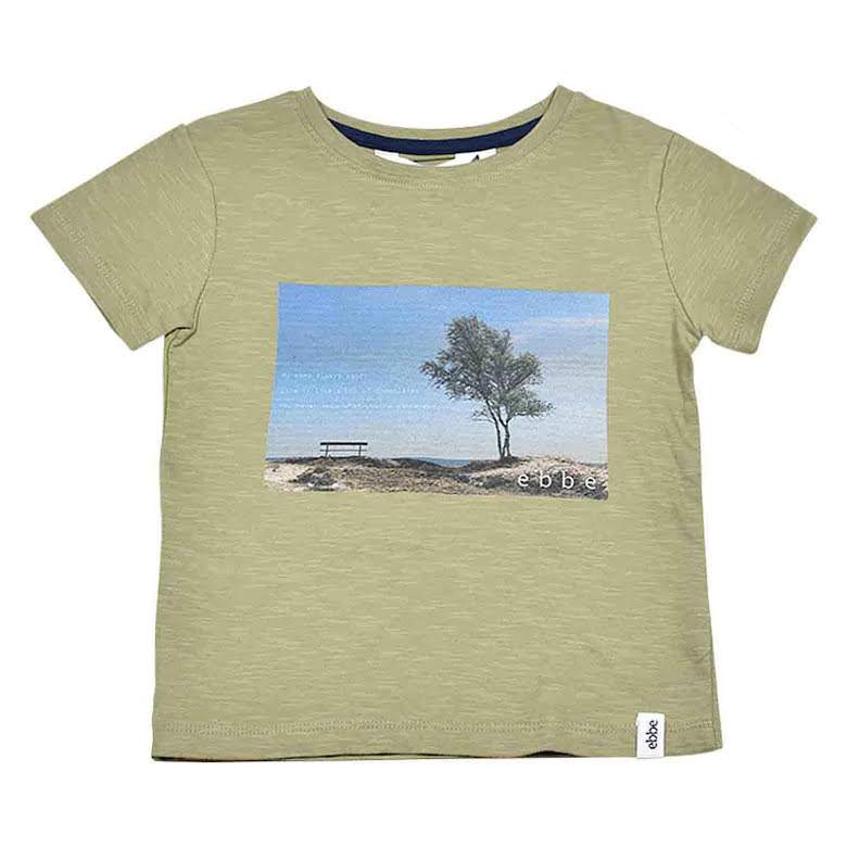 Ebbe kids Louie t-shirt Light Olive Chocolate