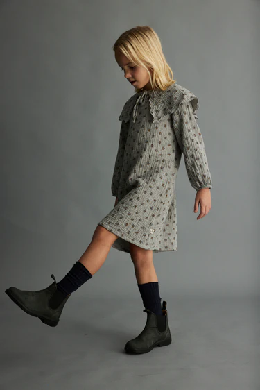 My little cozmo - ORGANIC FLORAL DRESS