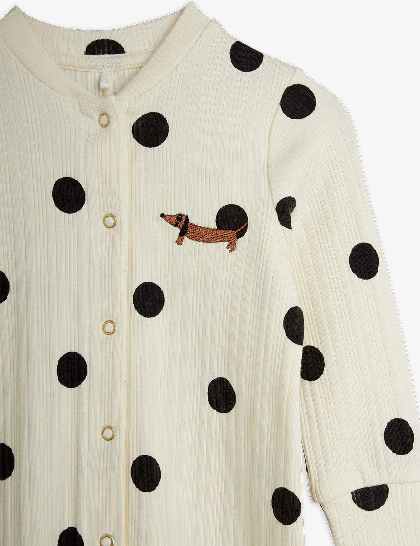 Mini Rodini Dots Dog Jumpsuit